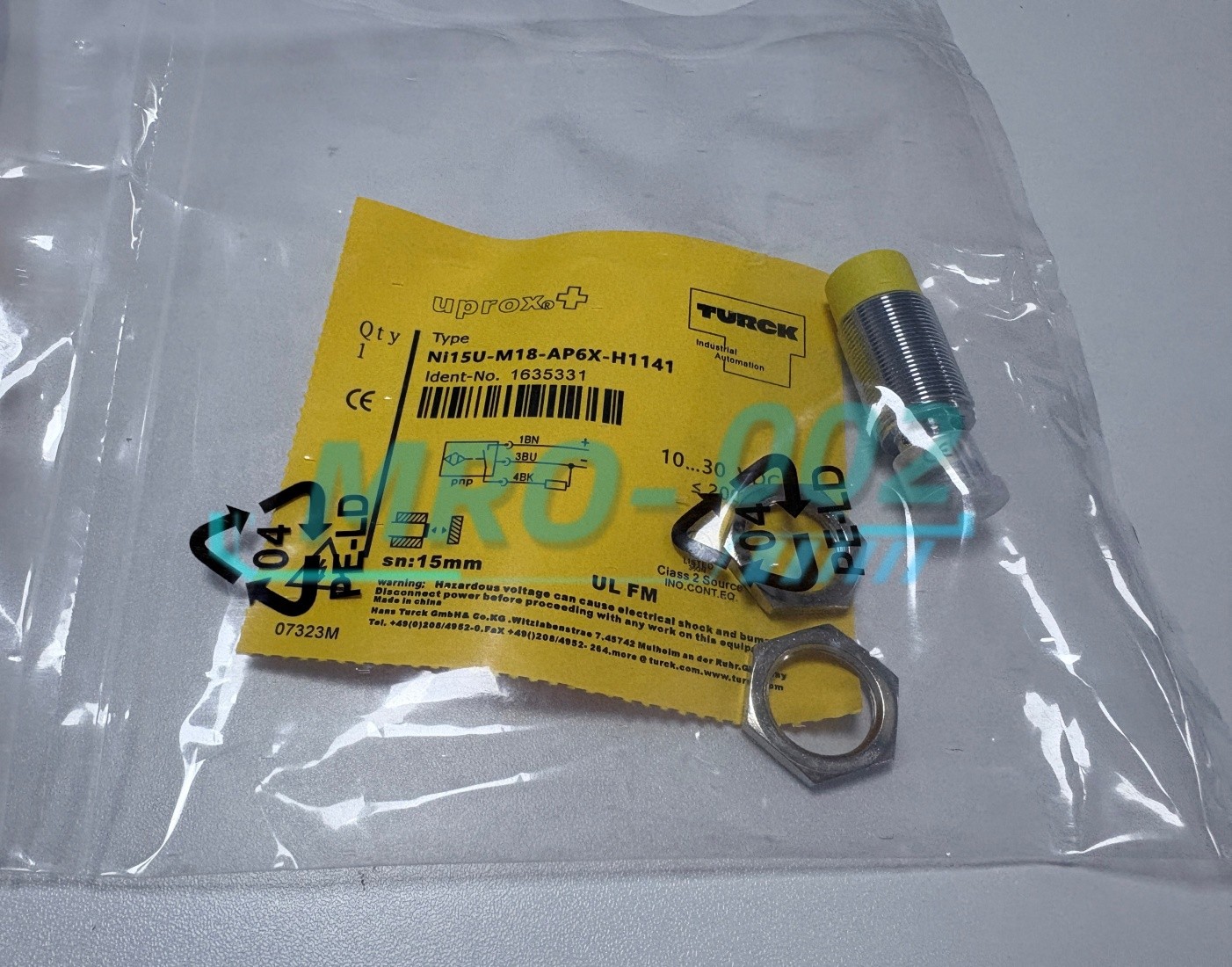 1PC For Turck NI15U-M18-AP6X-H1141 Inductive Proximity Switch Sensor