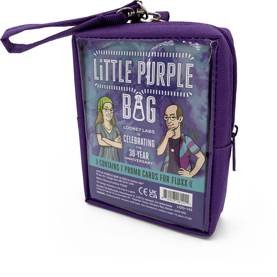 Little Purple Bag w/ Promo Cards For Fluxx and Other Looney Labs Games LOO-143
