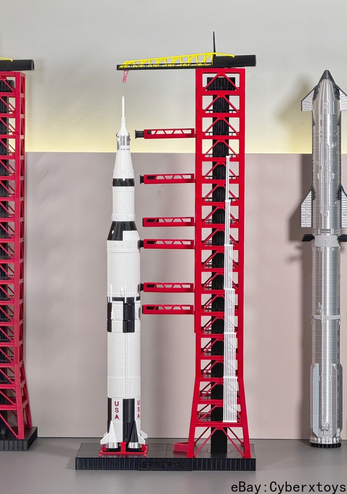 for NASA Saturn V 1/400 1/200 1/144 Scale Launching Tower Frame Model Painted