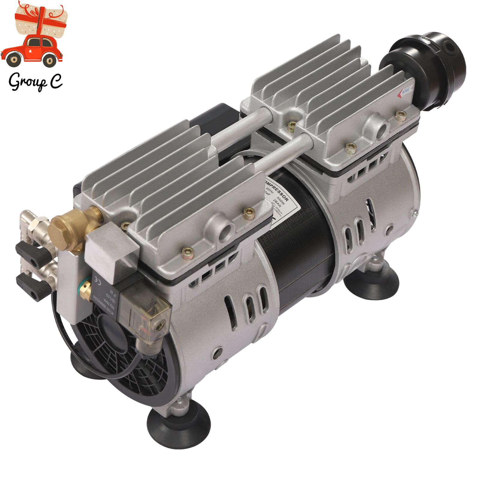 3/4HP Lake Pond Aerator System Pump Aeration Compressor Up to 3 Acre Pond 110V