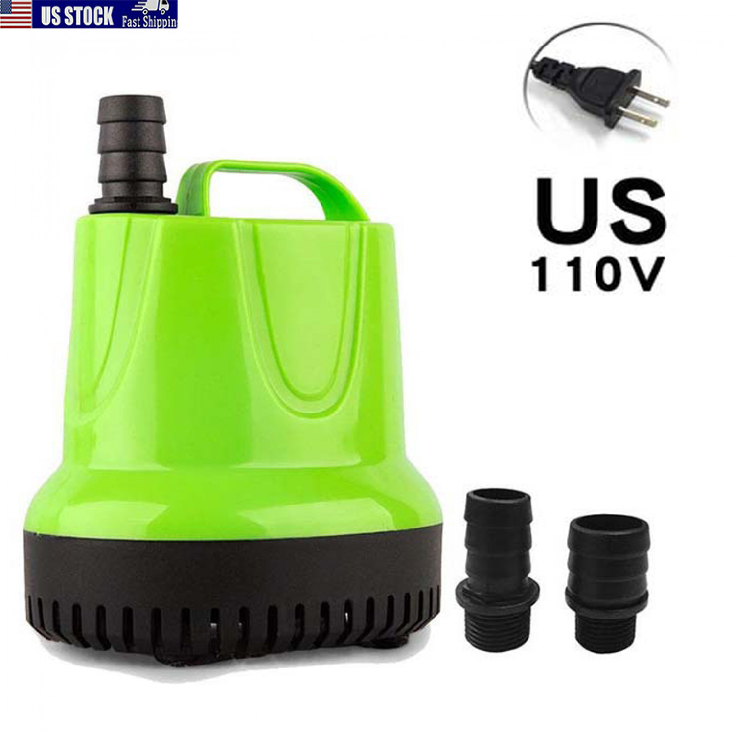 110V 660GPH Submersible Water Pump Aquarium Tank Hydroponics Fountain Quiet Pump