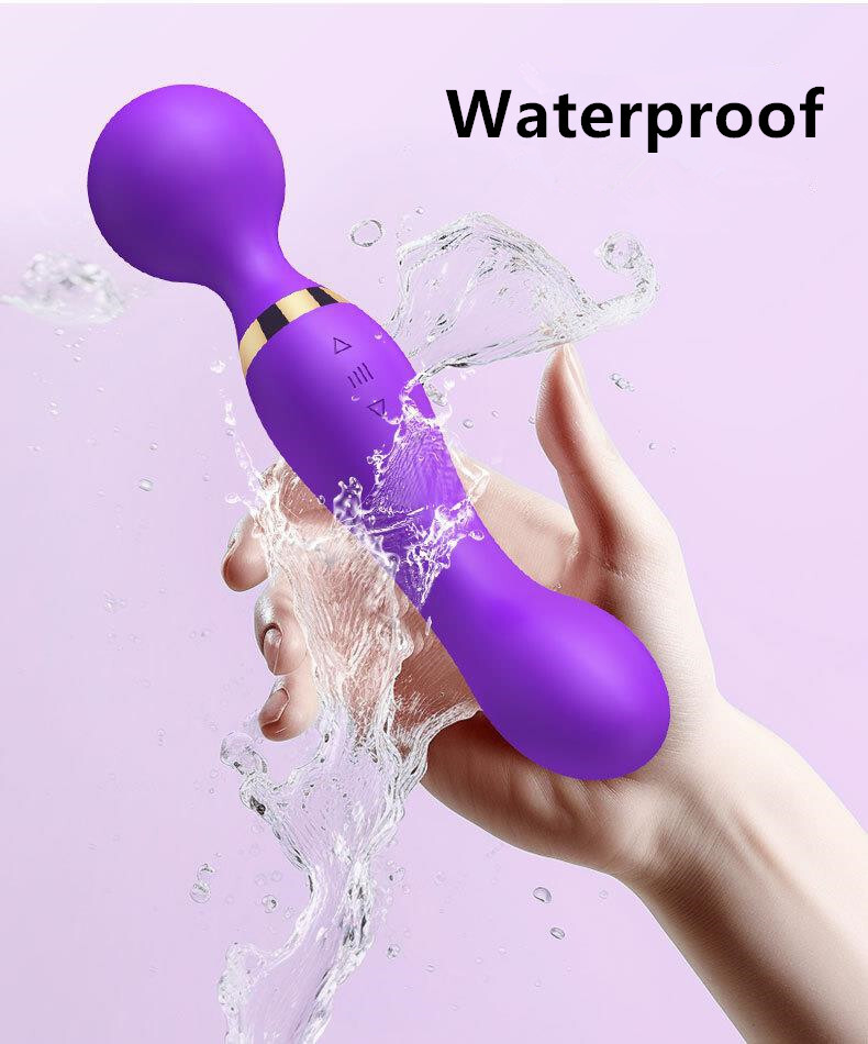 Double Head 8 Speed 20 Modes Vibrating Massager Full Body Magic Therapy Motor