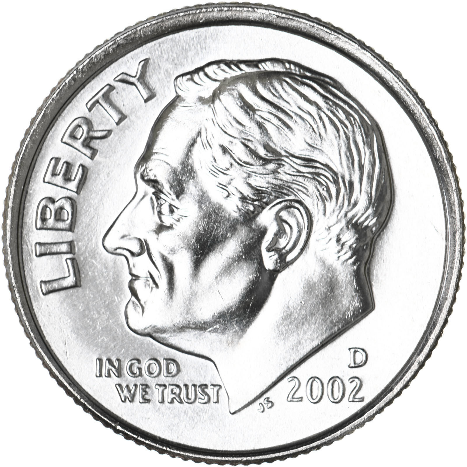 2002 D Roosevelt Dime BU US Coin