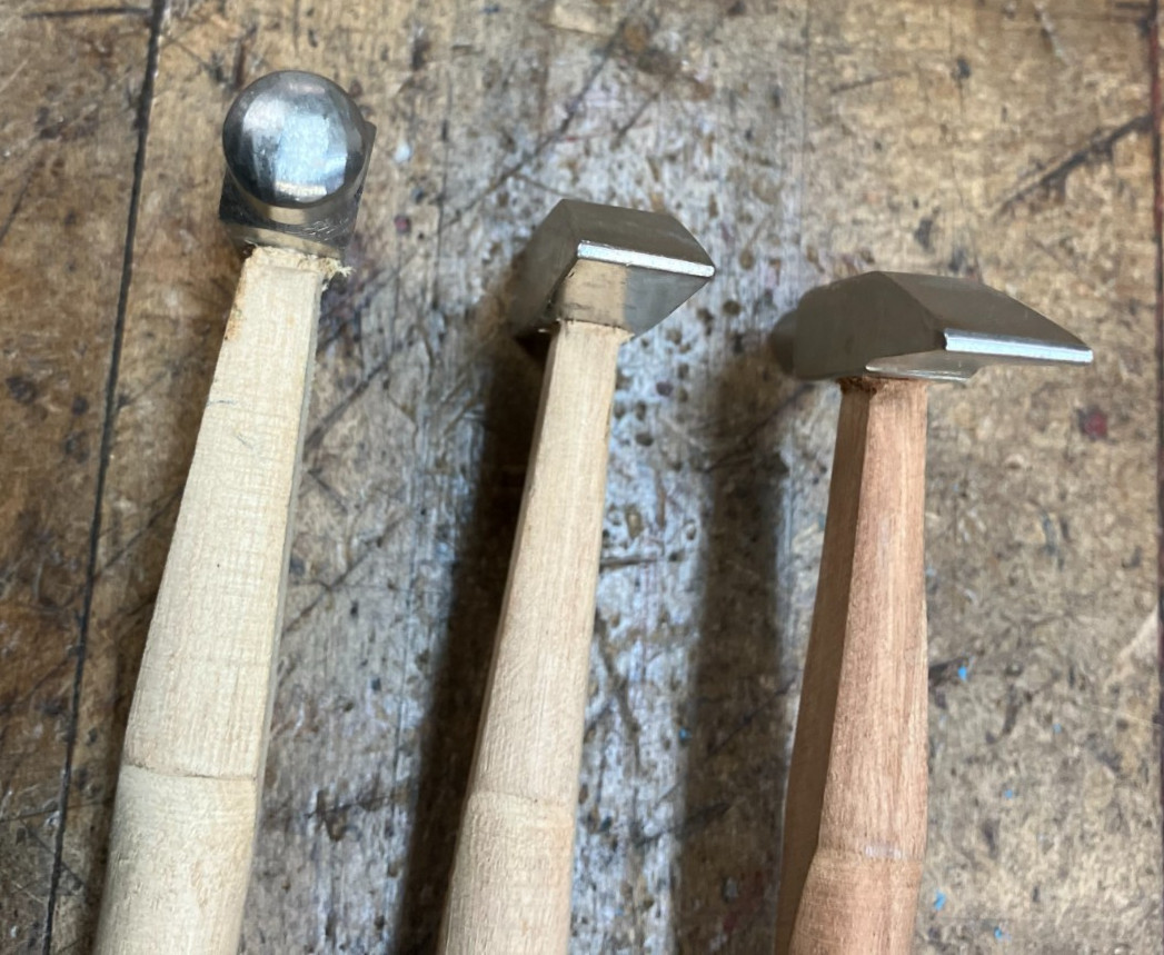 3 Small 1oz Hammers- Jewelry Making Crafts Hobby