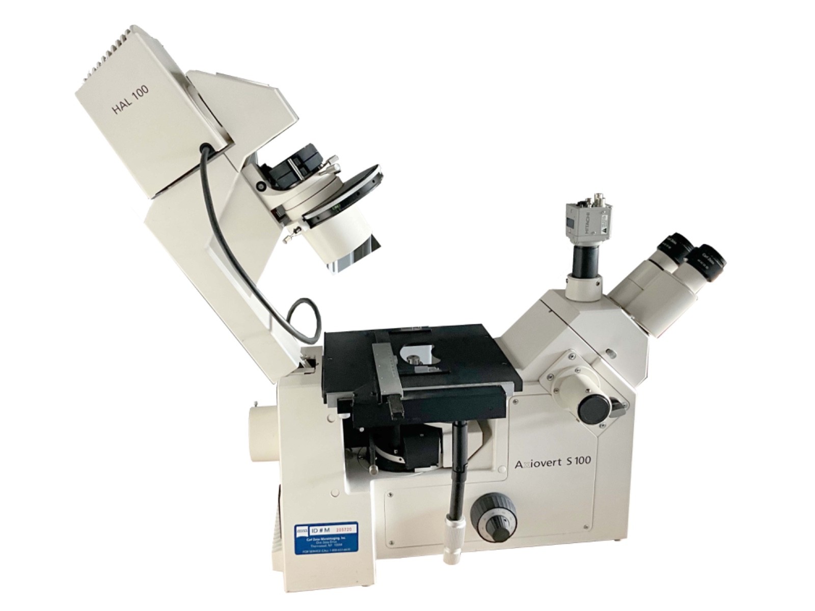 Zeiss Axiovert 100 Inverted Phase Contrast DIC Microscope