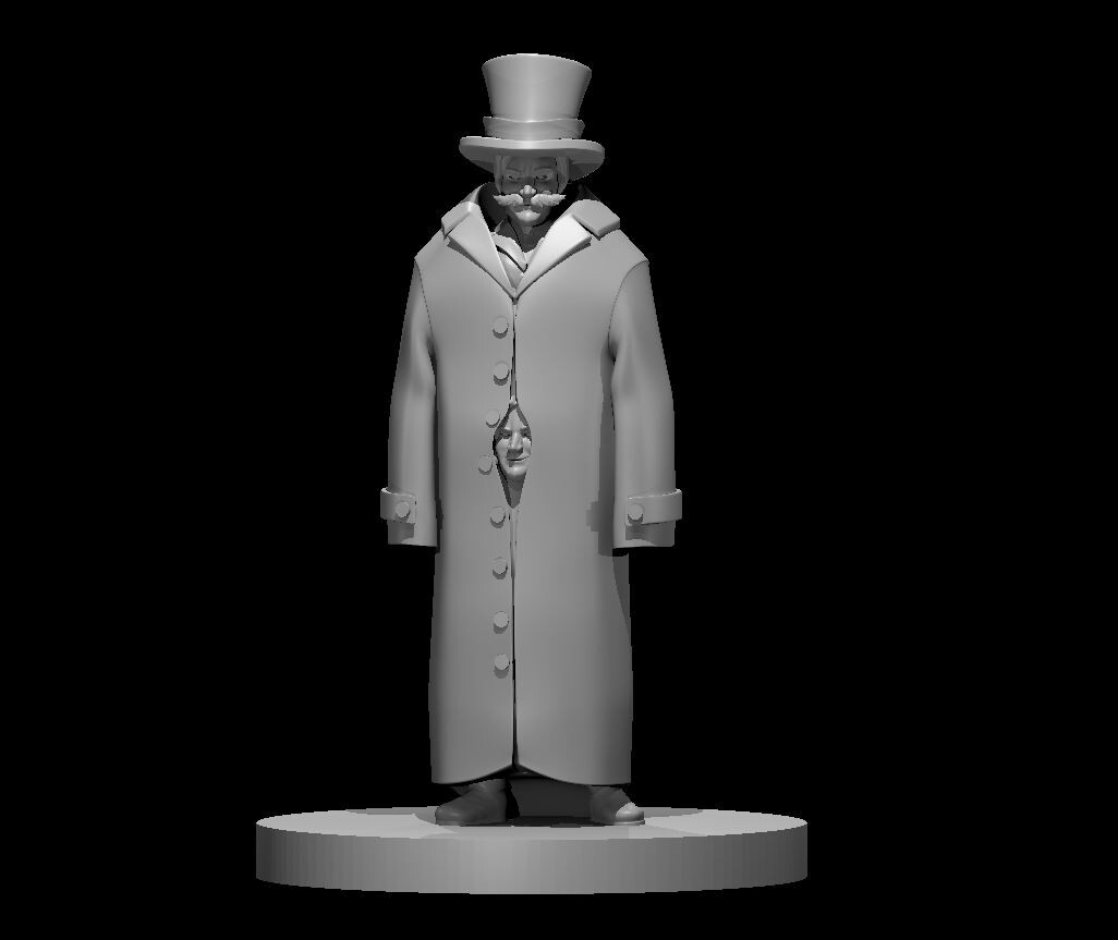 Totally NOT 2 Halflings in a Trench Coat NPC 28mm Scale DND D&D Tabletop Mini