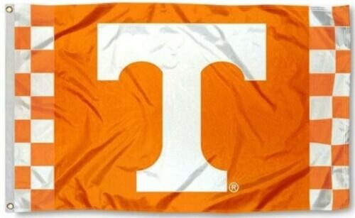TENNESSEE VOLUNTEERS 3'X5' FLAG BANNER *100% FULL COLOR ON BOTH SIDES OF FLAG*