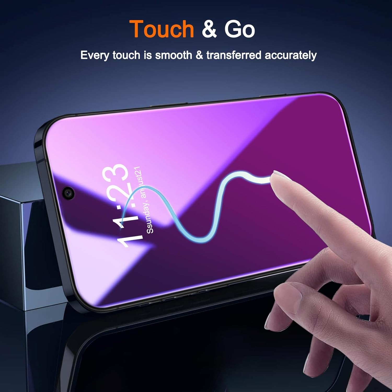 3-Pack Gradient Privacy Screen Protector for iPhone 17 Pro Max
