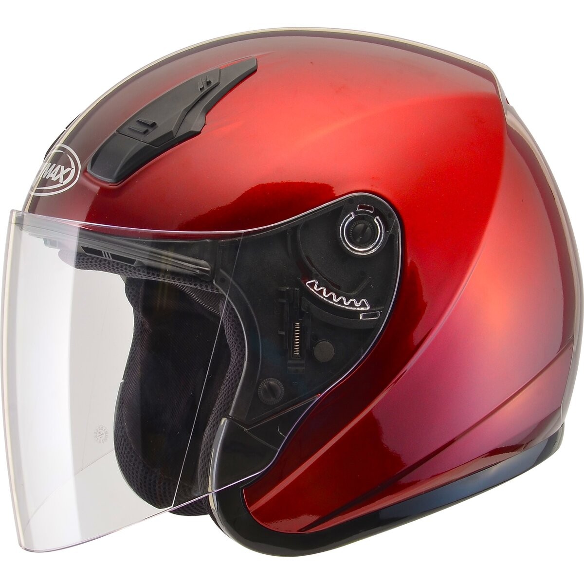 GMax Metallic Wine Red OF17 Open Face Helmet ( Size M / Medium ) G317105N