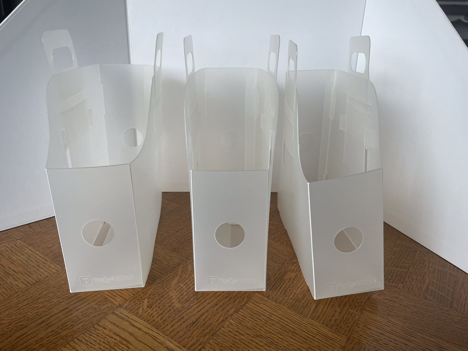 Totally Tiffany Lot 3 Paper Handlers 7”x7” Multi Craft Storage