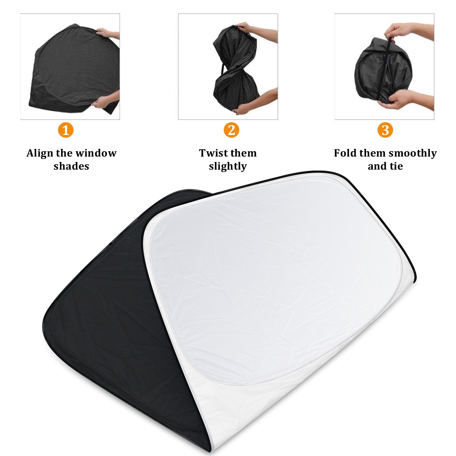 For Jeep Foldable Car Windshield Sun Shade Shield Visor Foldable UV Heat Block