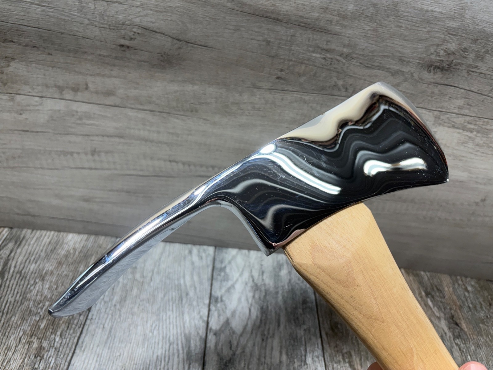 Vintage Fireman’s Firefighter Fire Axe Tool high polished gift display firehouse