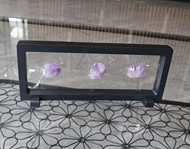 Coin Display Frame, Clear 3D Floating Holder Box Case for Challenge Coins,