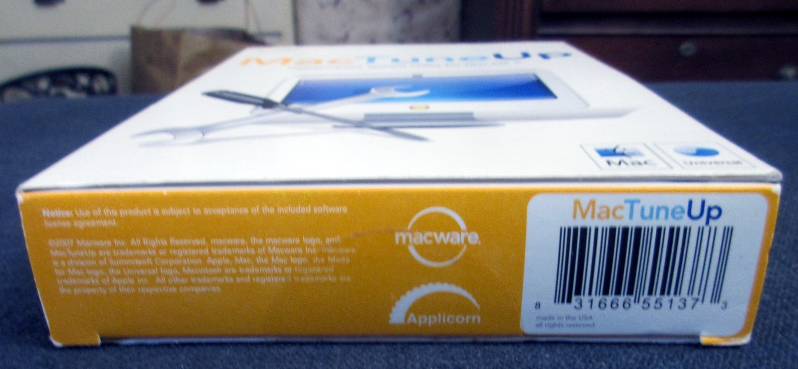 Macware MacTuneUp Macintosh Software Vintage Apple Mac OS X xyz