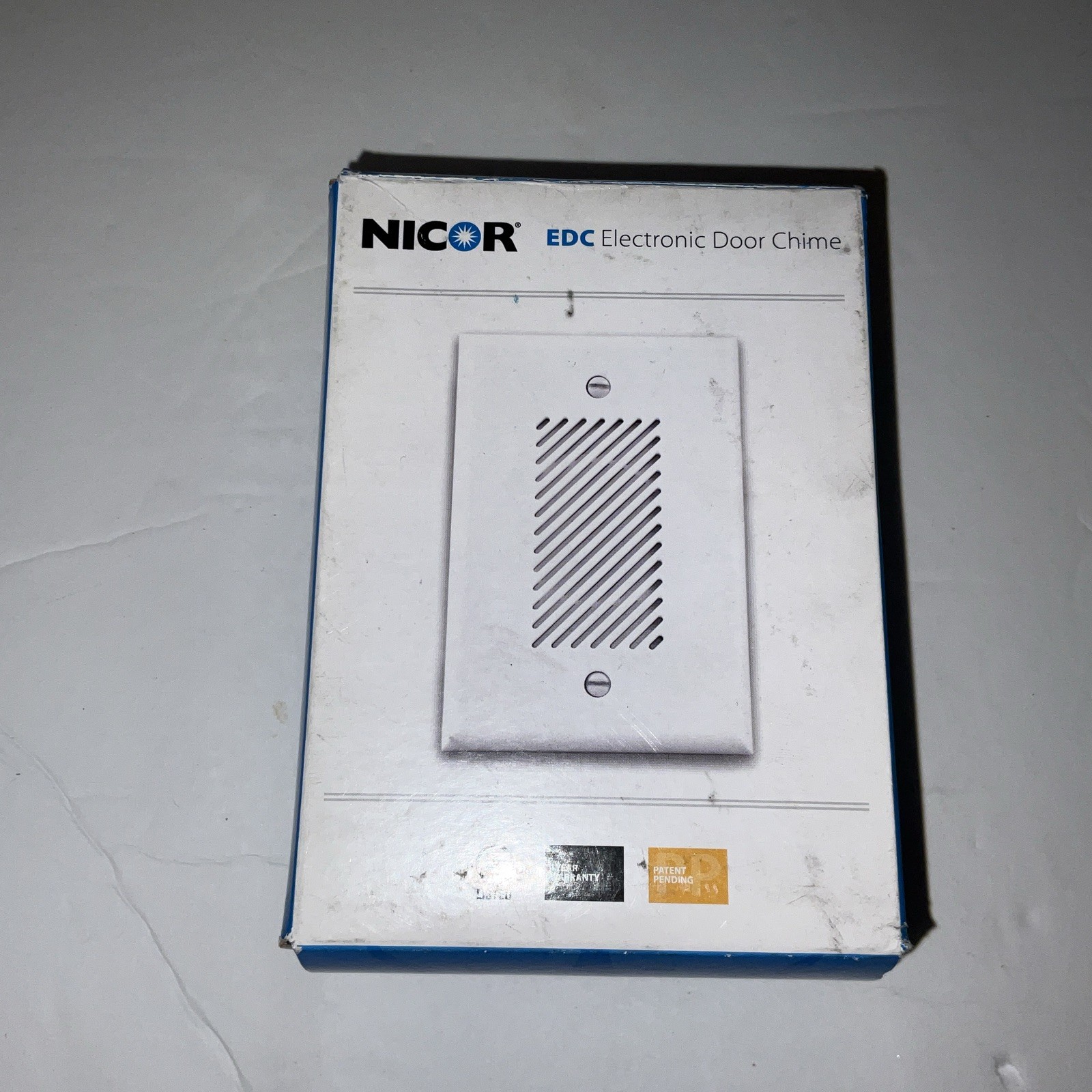 NICOR EDC1120WH1 White EDC Electronic Door Chime Kit for Home & Office Entry
