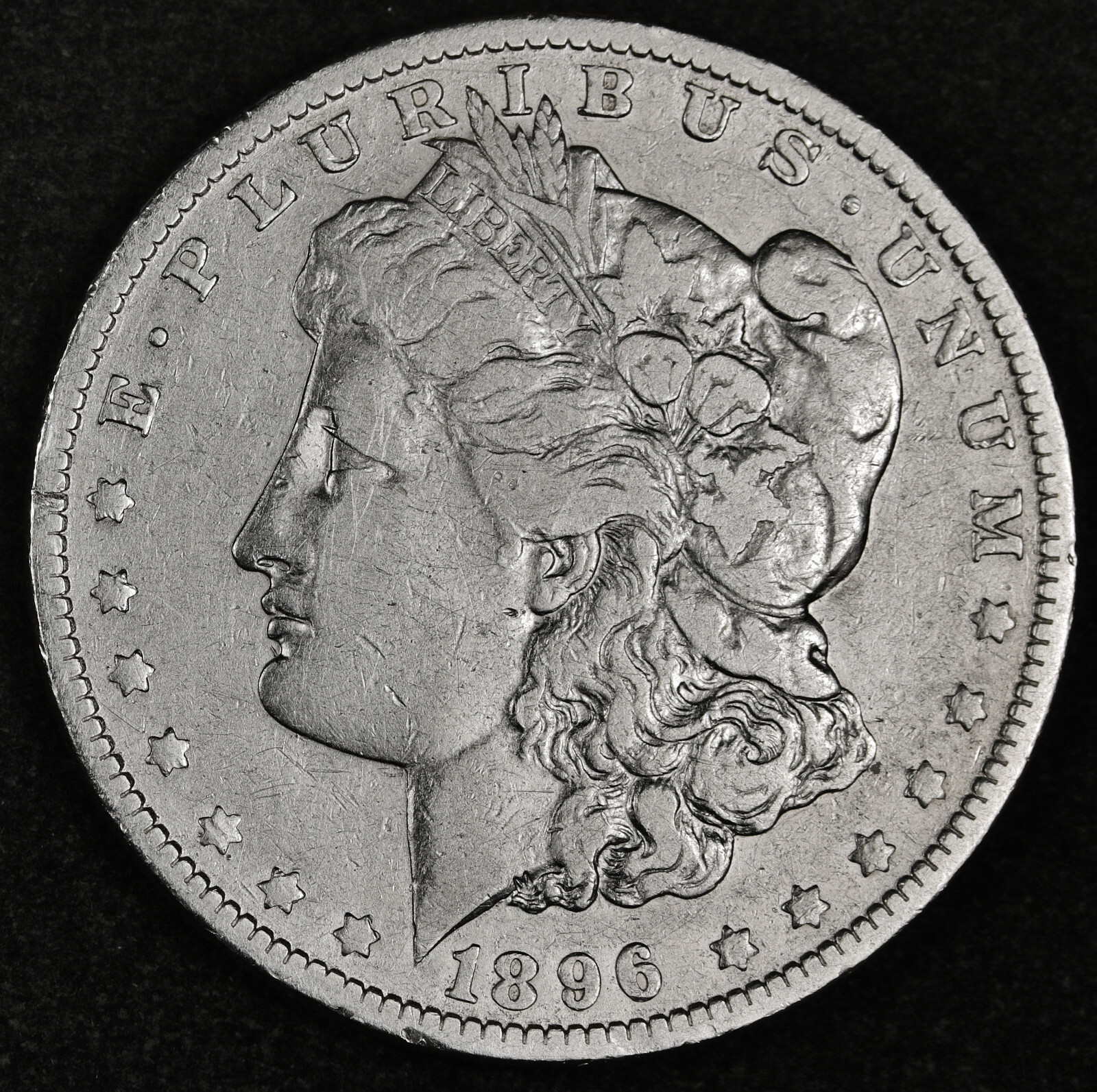 1896-o Morgan Silver Dollar.   High Grade Detail.  182282