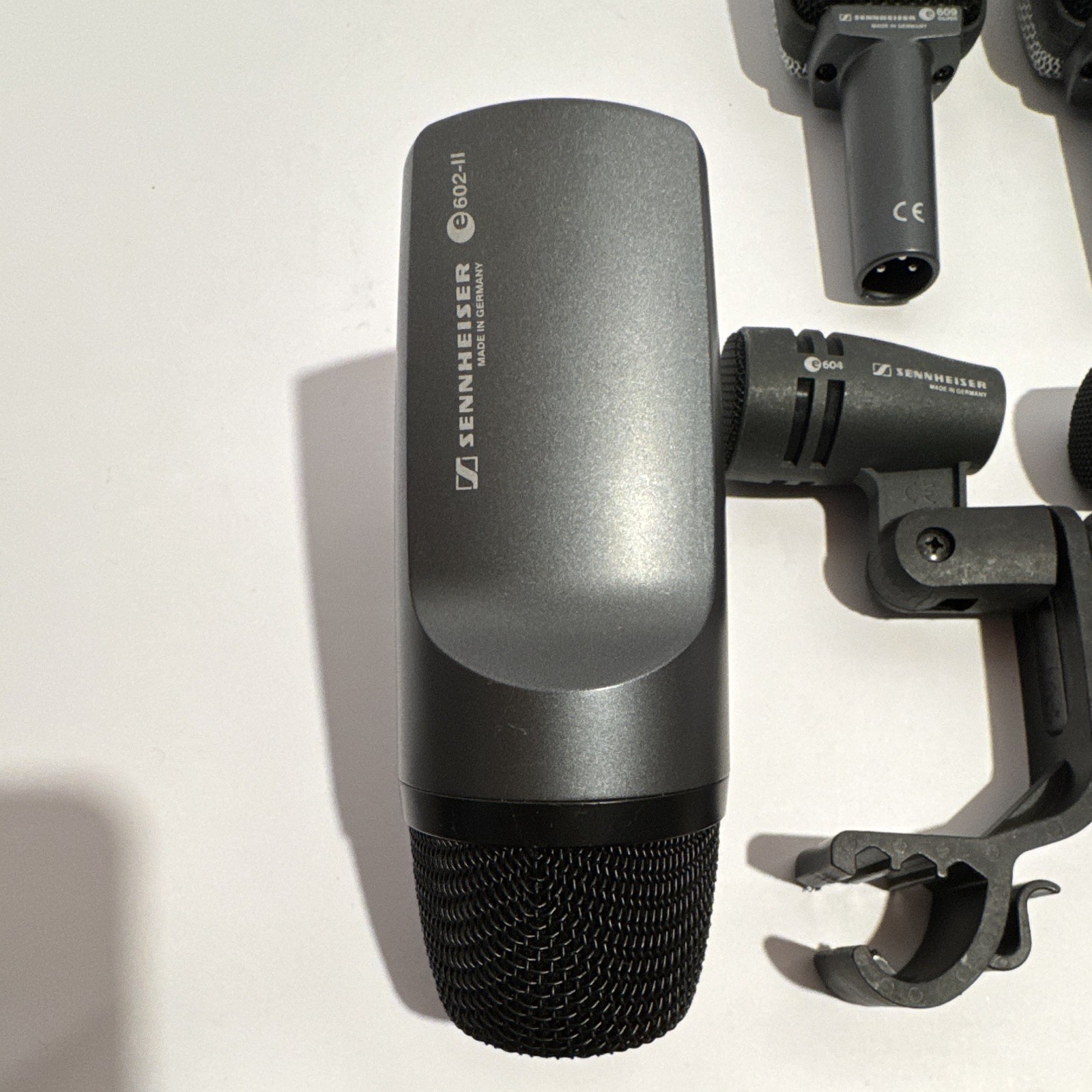 Sennheiser Mic Set: e 602-II - 2x e 604 - e 609 TESTED WORKING
