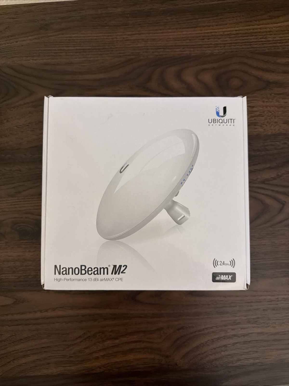Ubiquiti NanoBeam M2 NBE-M2-13 US 2.4GHz airMAX CPE Open Box Unused