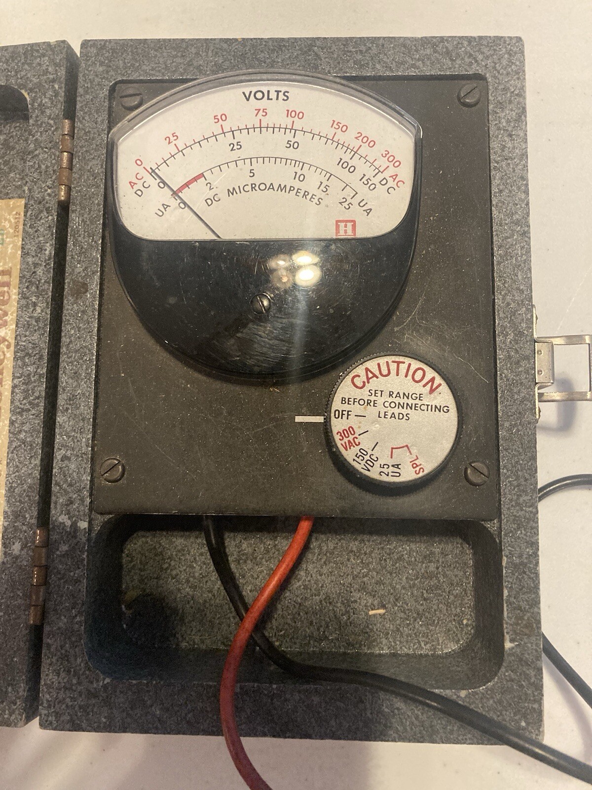Vintage Honeywell AC/DC Voltmeter, Made In The USA
