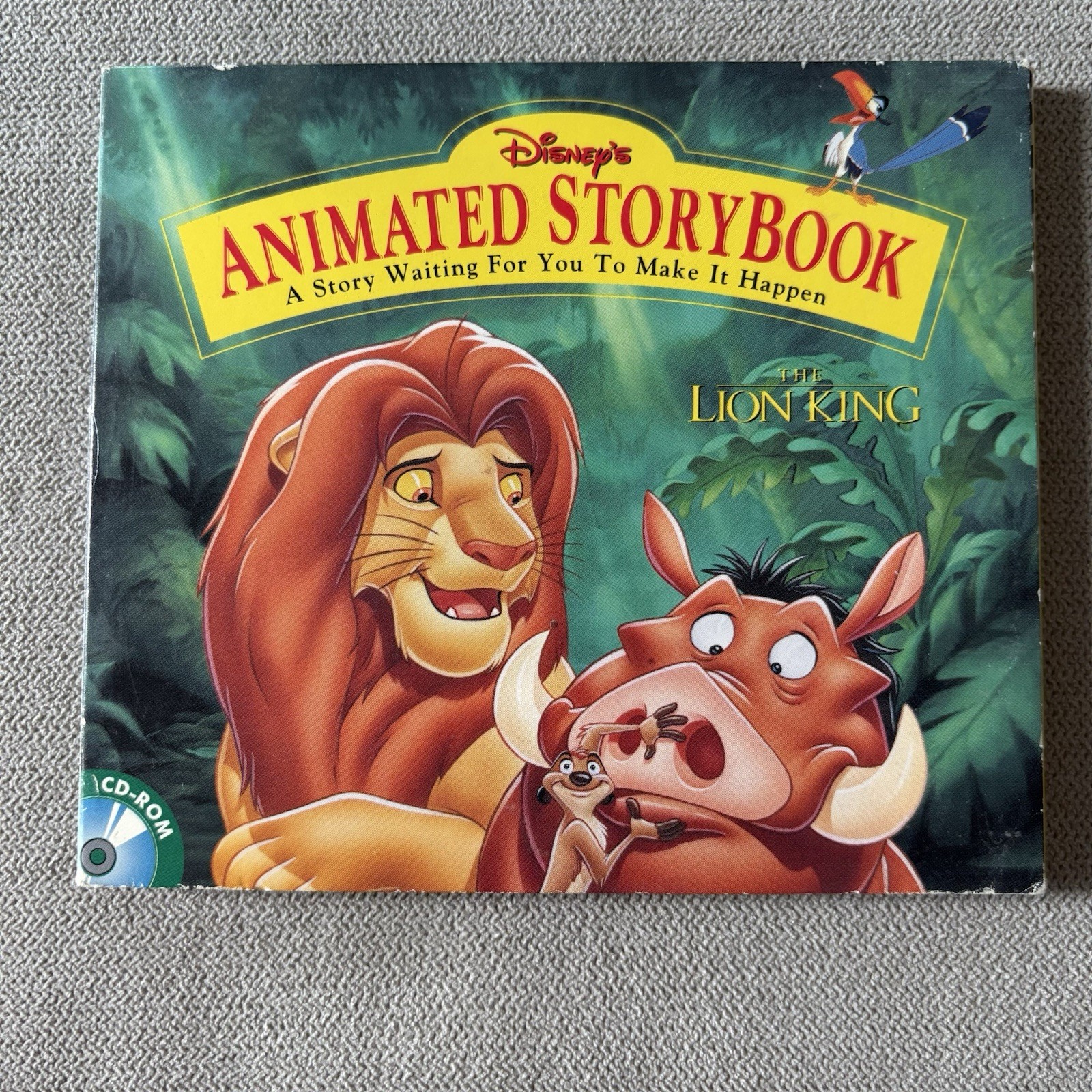 The Lion King  Animated Story Book - Disney 1994 - Interactive CD Rom Windows