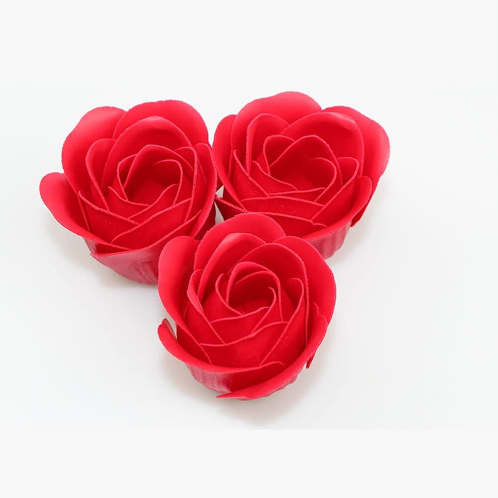 EUBUY 81PCS Bath Soap Rose Flower, Scented Petals Medium, Type 5