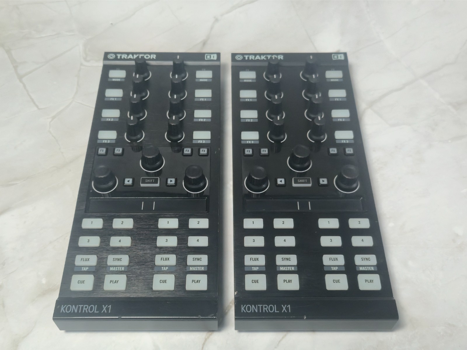 Native Instruments Traktor Kontrol X1 MK2 - Pair (2 Units) DJ Controller AS-IS