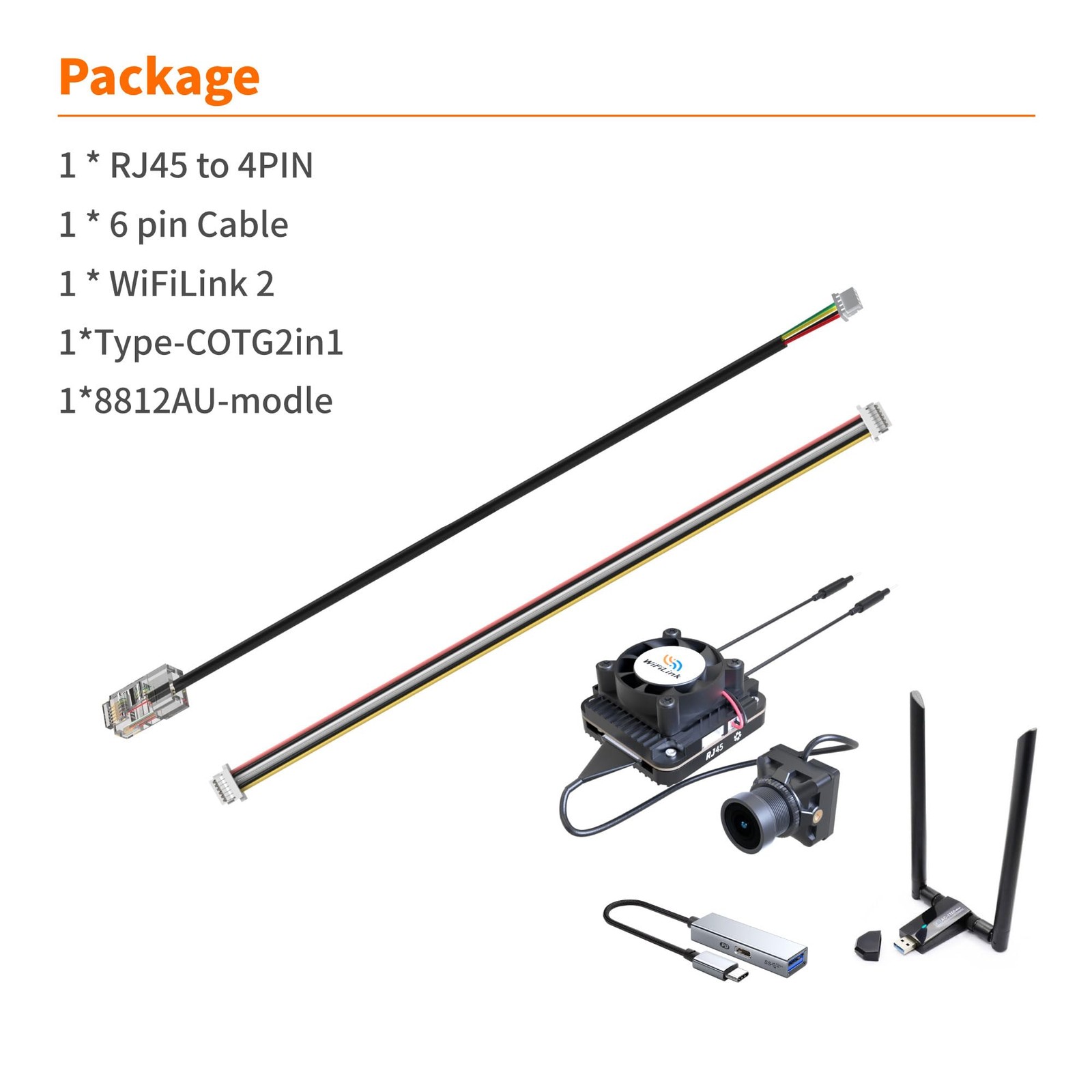 WiFiLink2 Digital 1080P60FPS HD FPV Camera System with Micro FPV Camera & VTX...