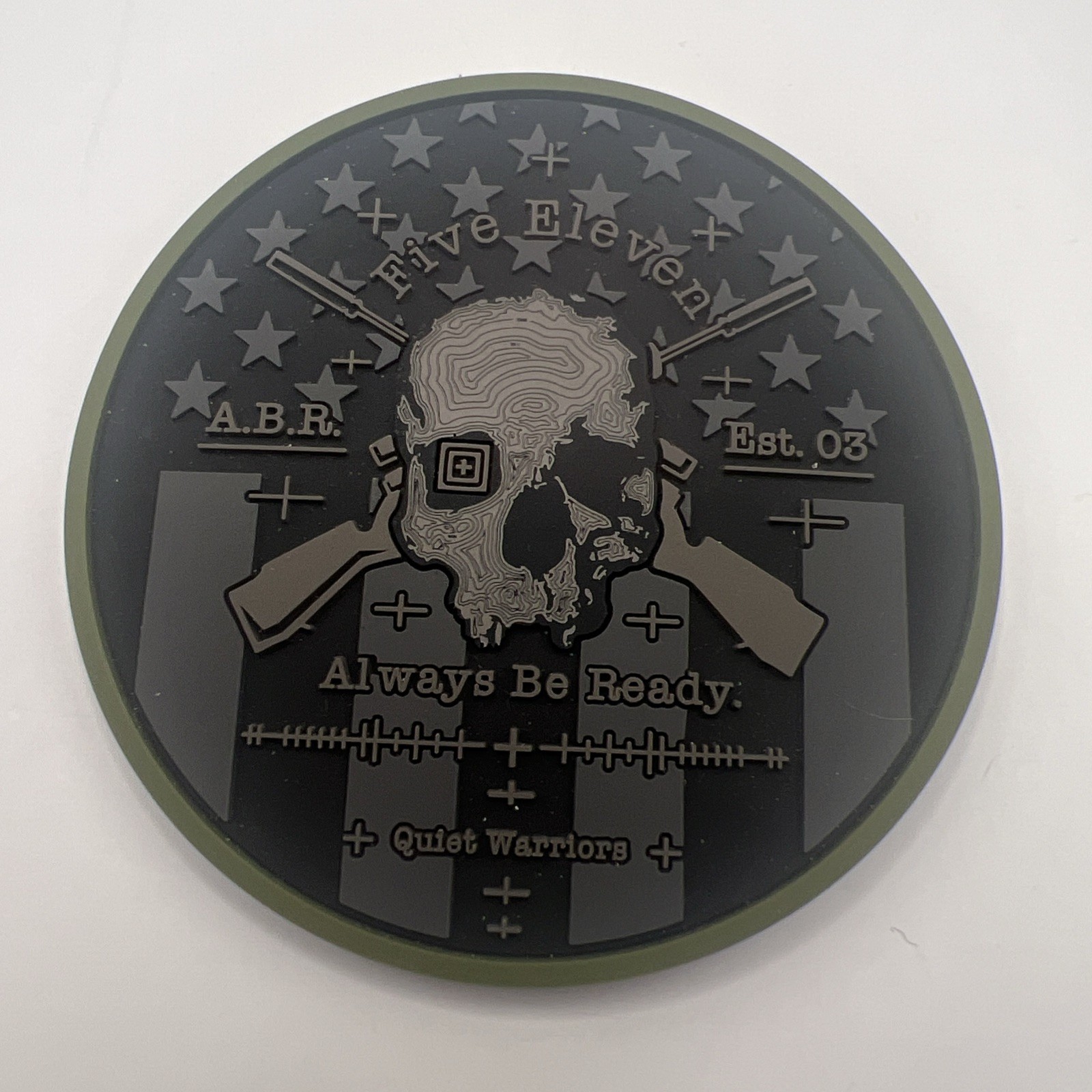 5.11 Tactical Quiet Warriors Skull Patch