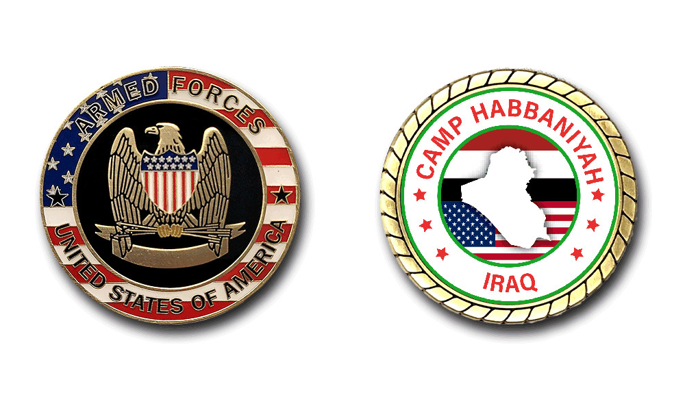 Camp Habbaniyah Iraq Challenge Coin