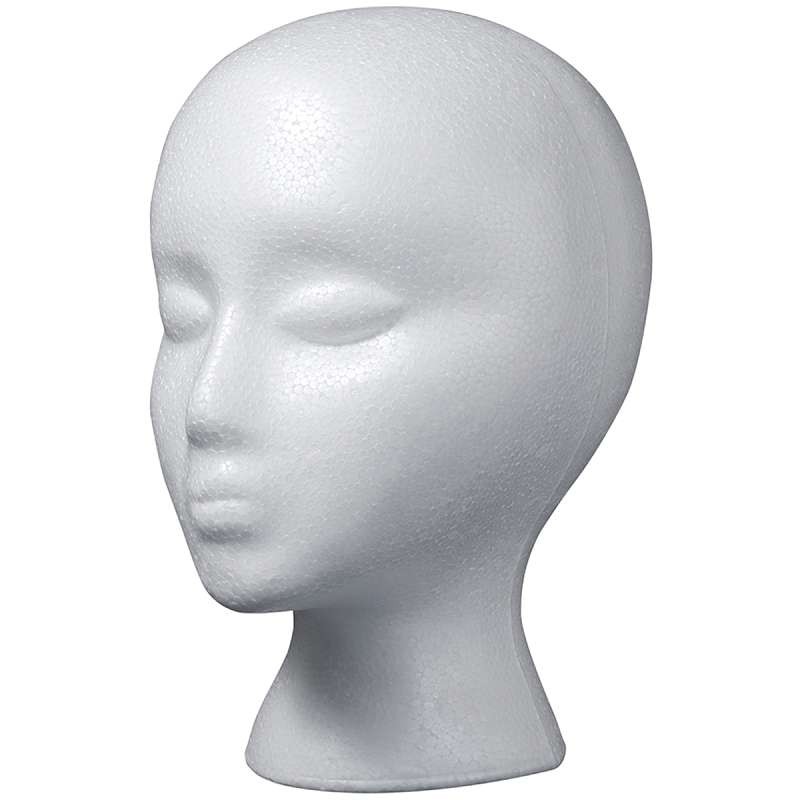 Styrofoam Head EPS Female Bulk White
