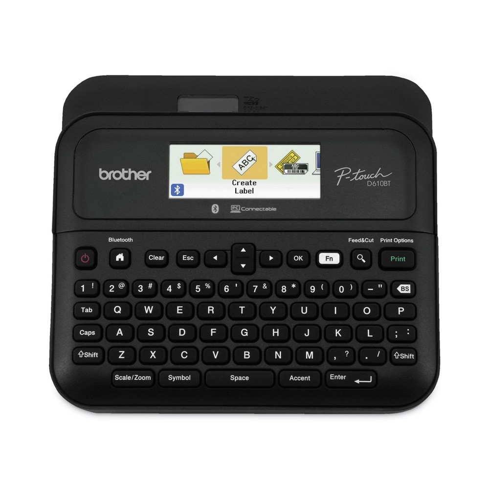 Brother P-Touch PTD610BT 10.2" x 4.8"x 12.6" 30 mm/s Print Speed Label Maker New
