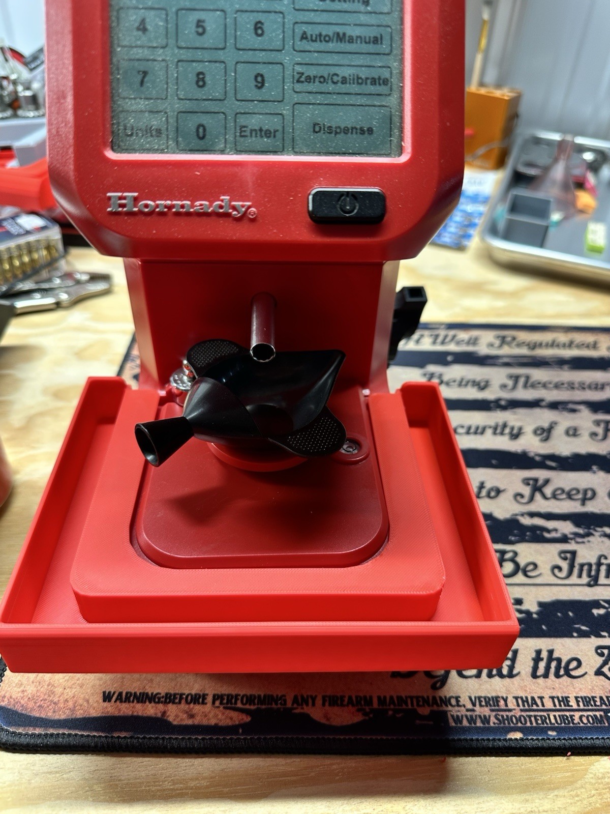 This is for a hornady powder dispenser to stop powder loss when reloading.