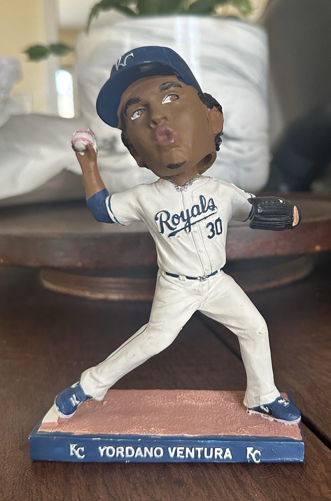 KC Royals Yordano Ventura Commemorative 2014 Postseason Bobblehead