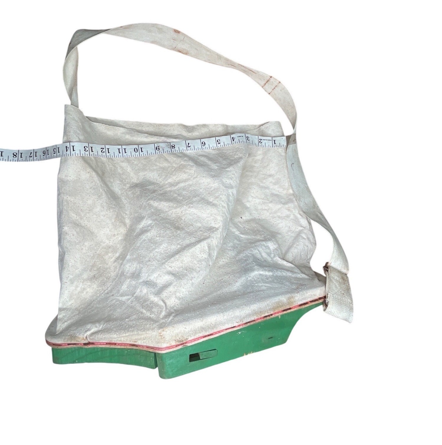 Vintage Cyclone Heavy Duty Fertilizer & Seed Sower With Adjustable Canvas Strap