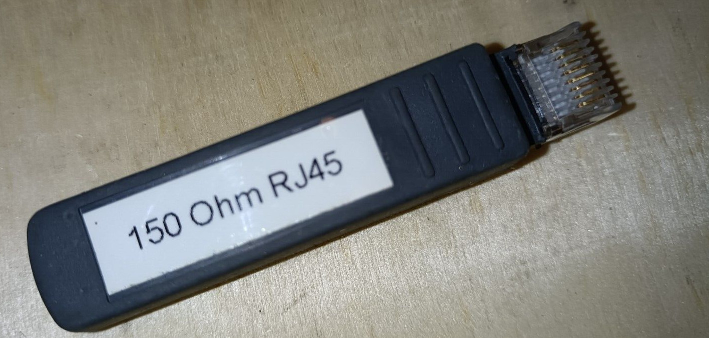 Fluke Networks  150 Ohm RJ45 Adapter