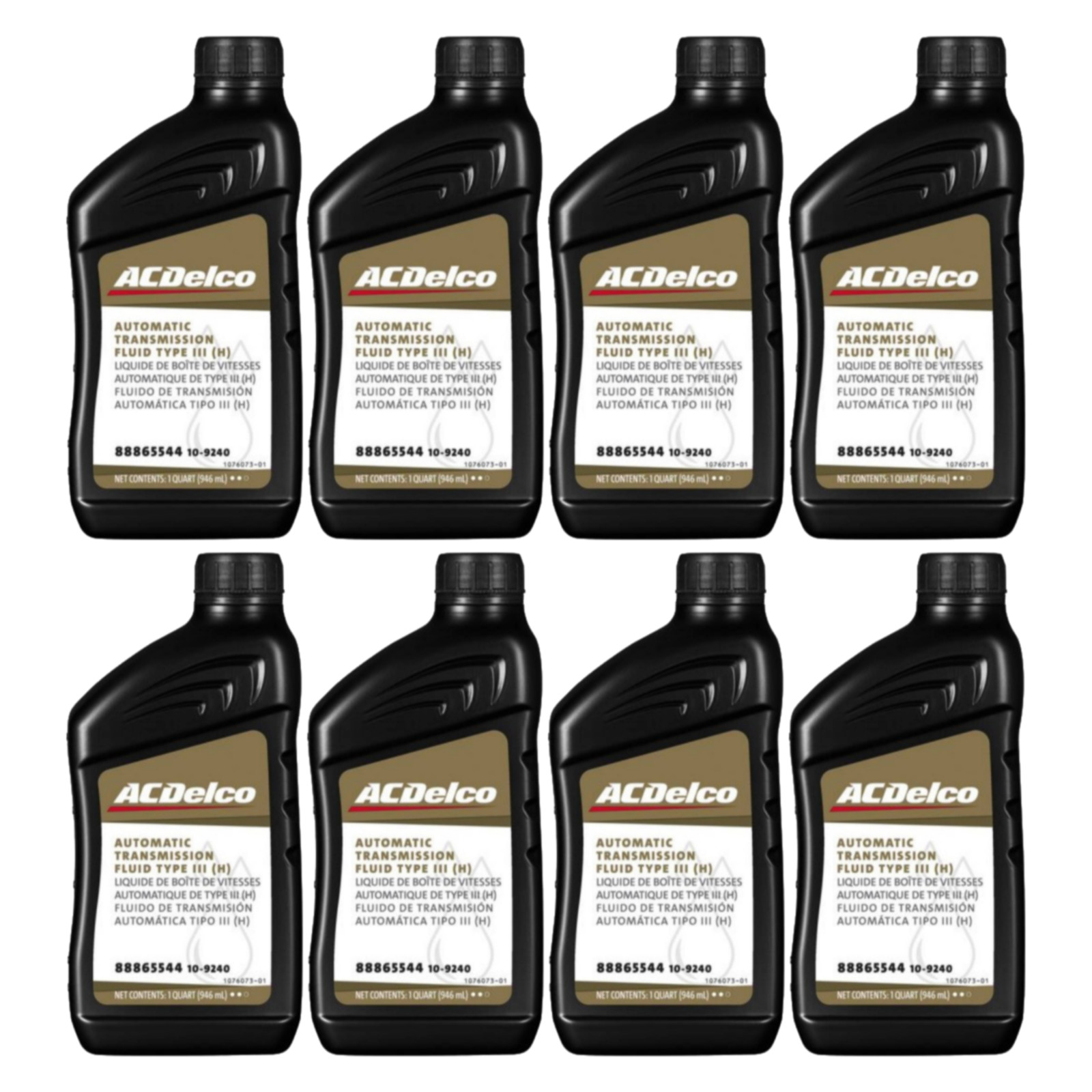 ACDelco 10-9240 Type III (H) Automatic Transmission Fluid - 1 qt. (Case of 8)