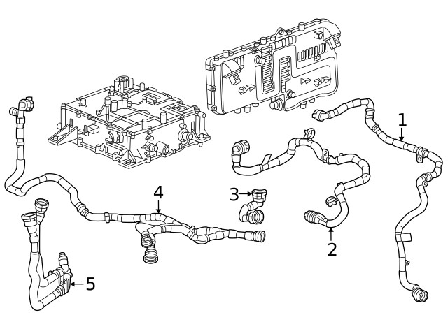 Genuine GM Coolant Hose 84929330