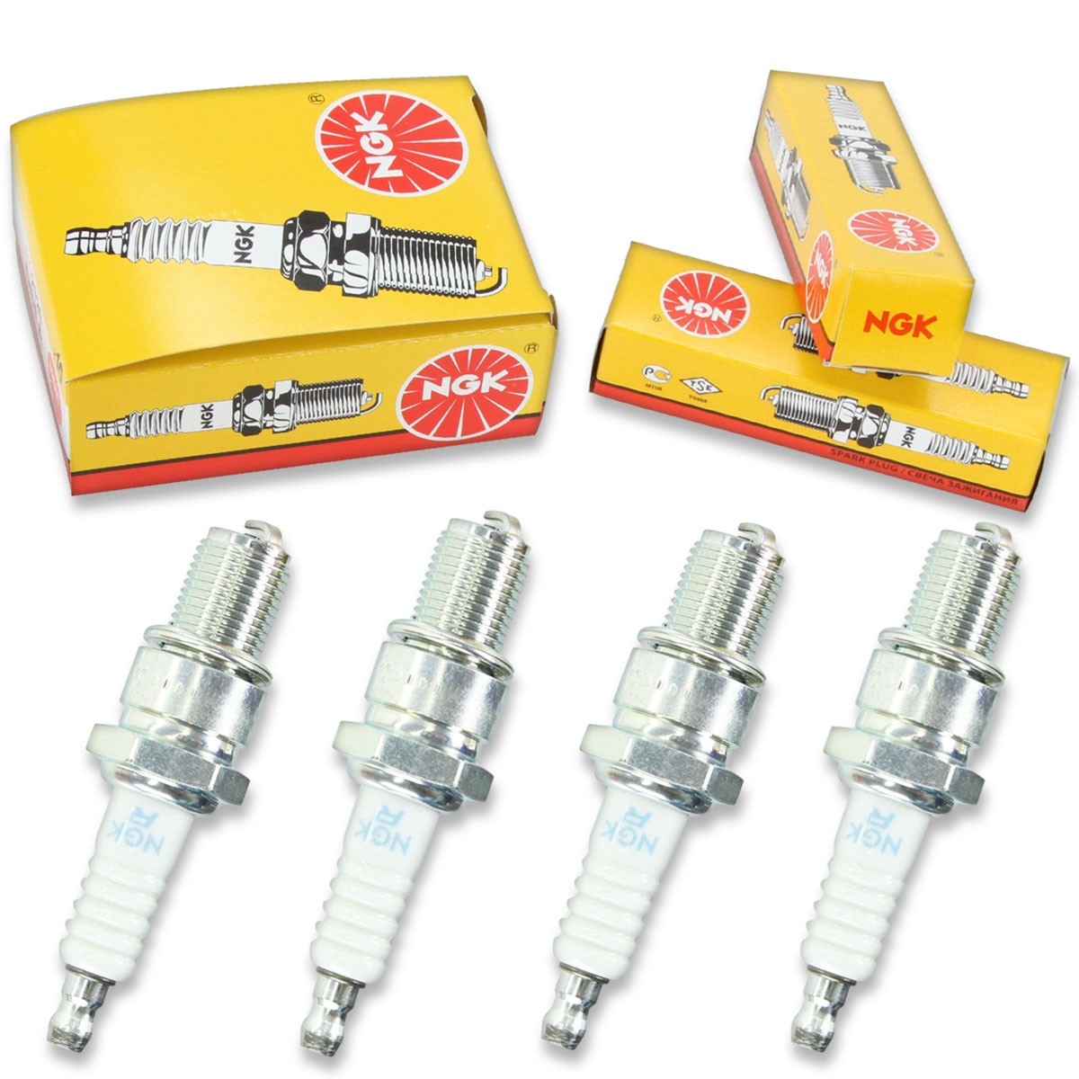 4pcs 2007 KTM 105 SX NGK Standard Spark Plugs 104cc 6ci Kit Set Engine ie