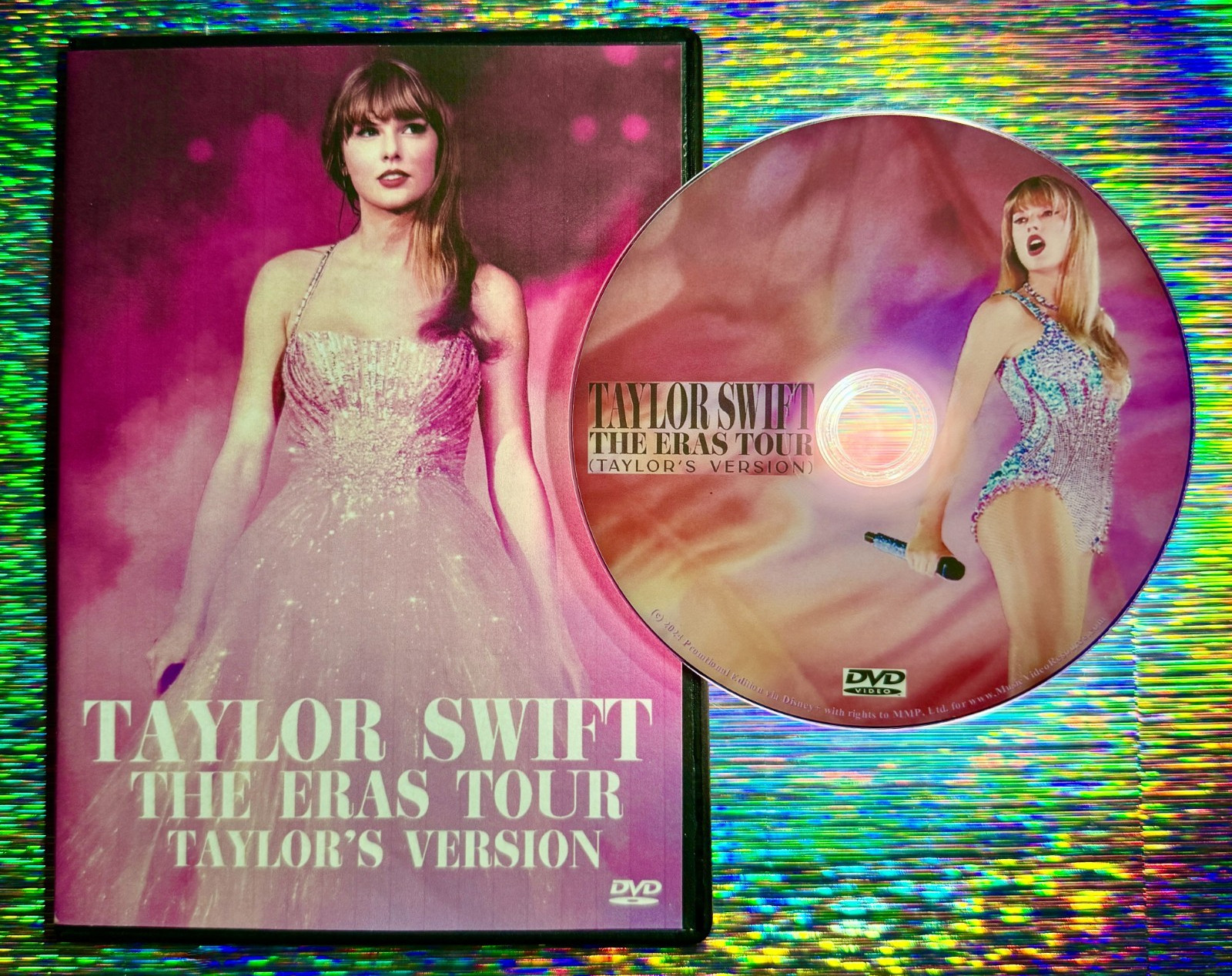 TAYLOR SWIFT THE ERAS TOUR TAYLOR'S VERSION DVD (2024) NEW SEALED 3 Hrs 30 Mins