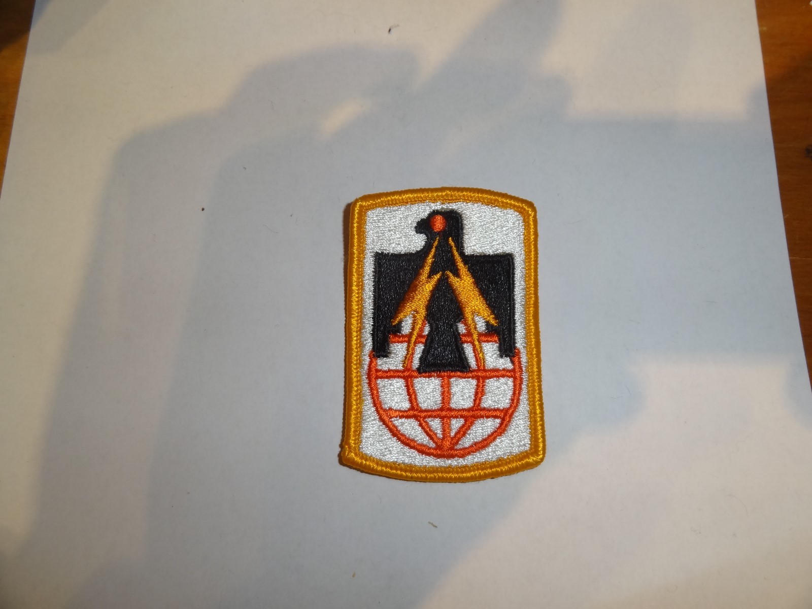 MILITARY PATCH SEW ON SHOULDER COLORED 11TH SIGNAL BRIGADE