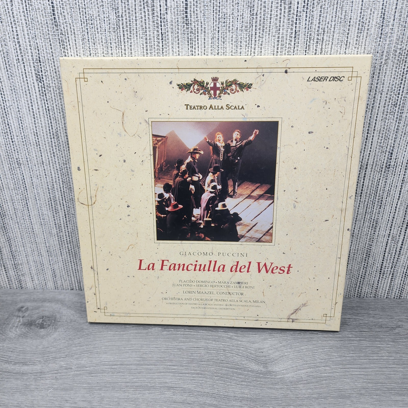Puccini: La Fanciulla del West - Placido Domingo - 2 Laserdics Set LD