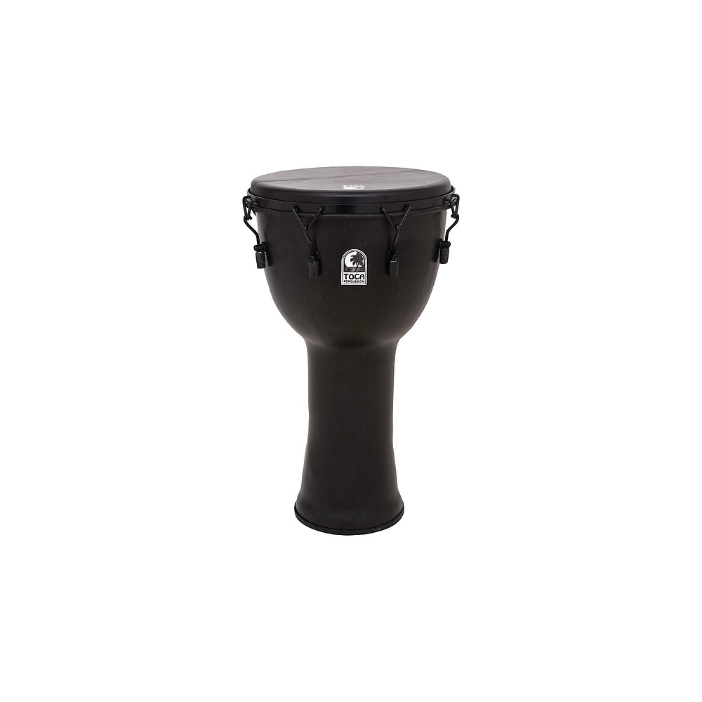 Toca Mechanically Tuned Djembe with Extended Rim 10 in. Black Mamba