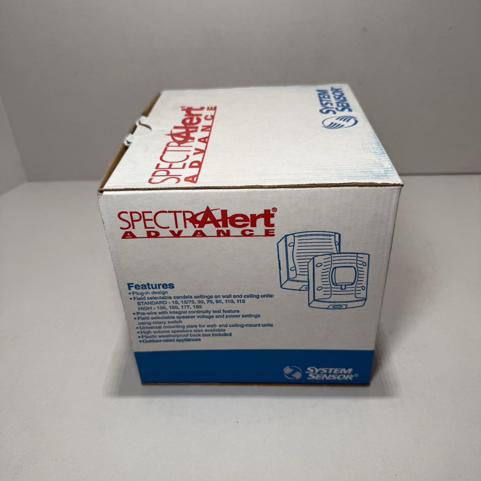 System Sensor SpectrAlert Advance SPWK Outdoor Wall Speaker White New