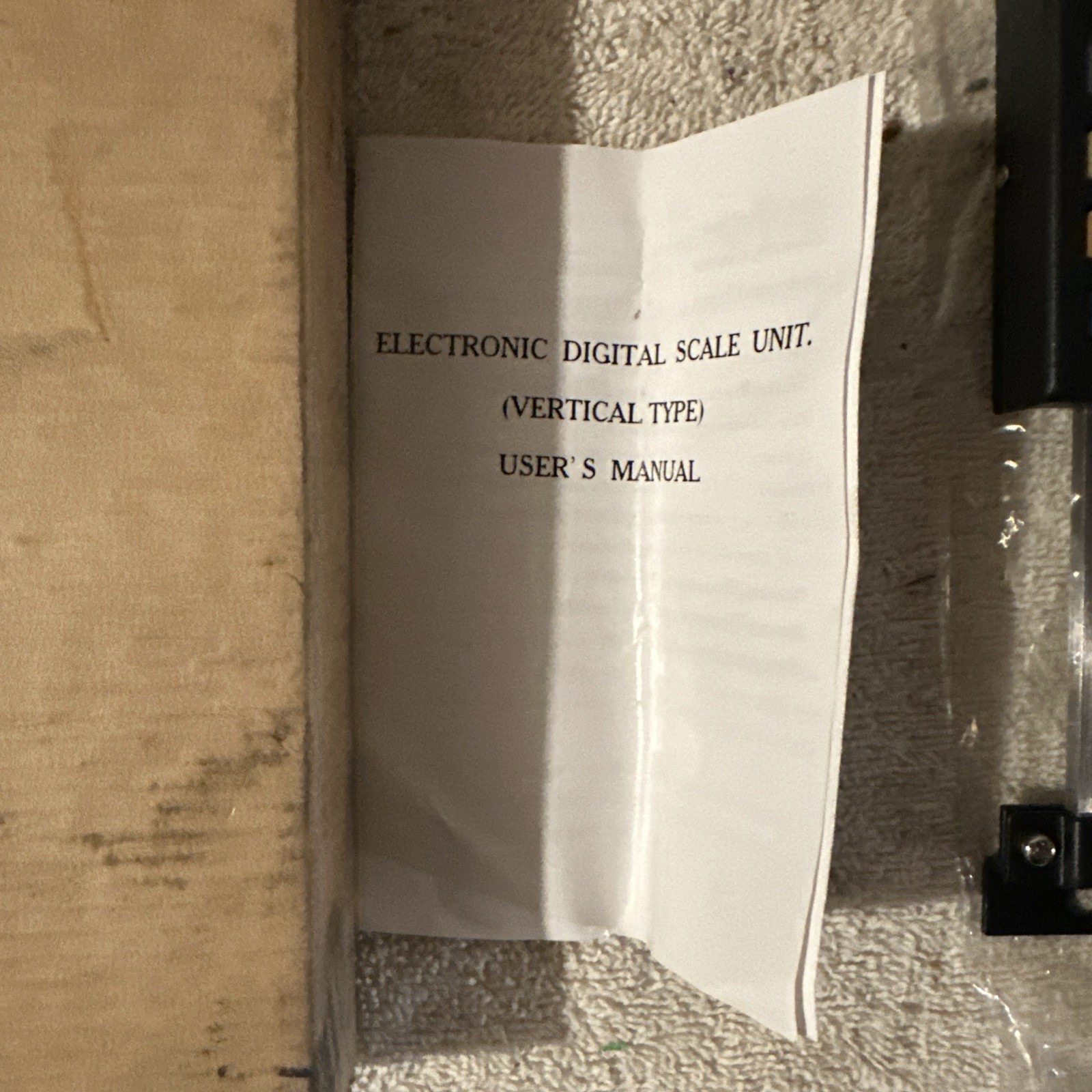 Digital Scale Unit Quill Feed Vertical Type