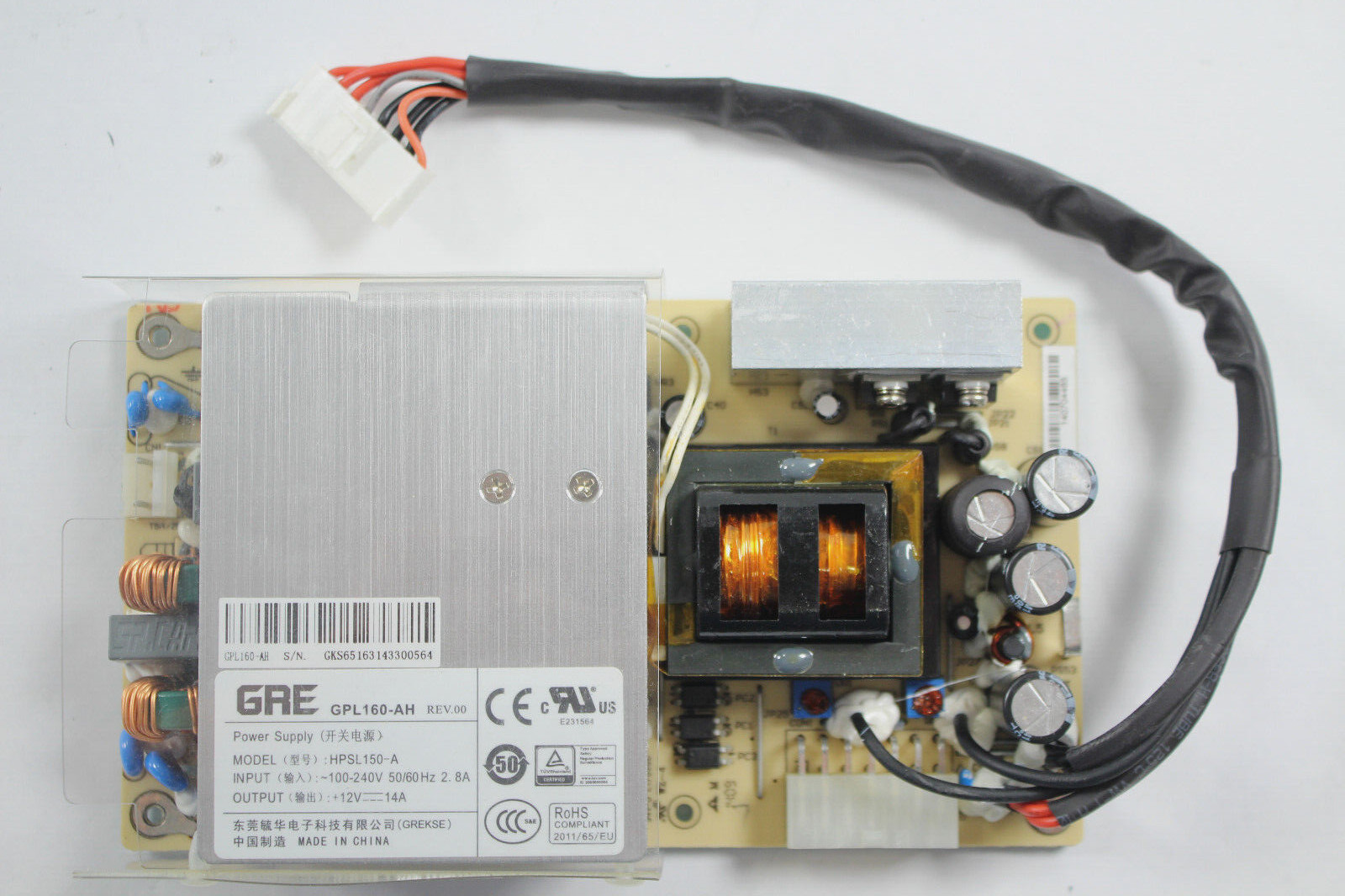 Power Supply GRE GPL160-AH HPSL150-A 12V 14A