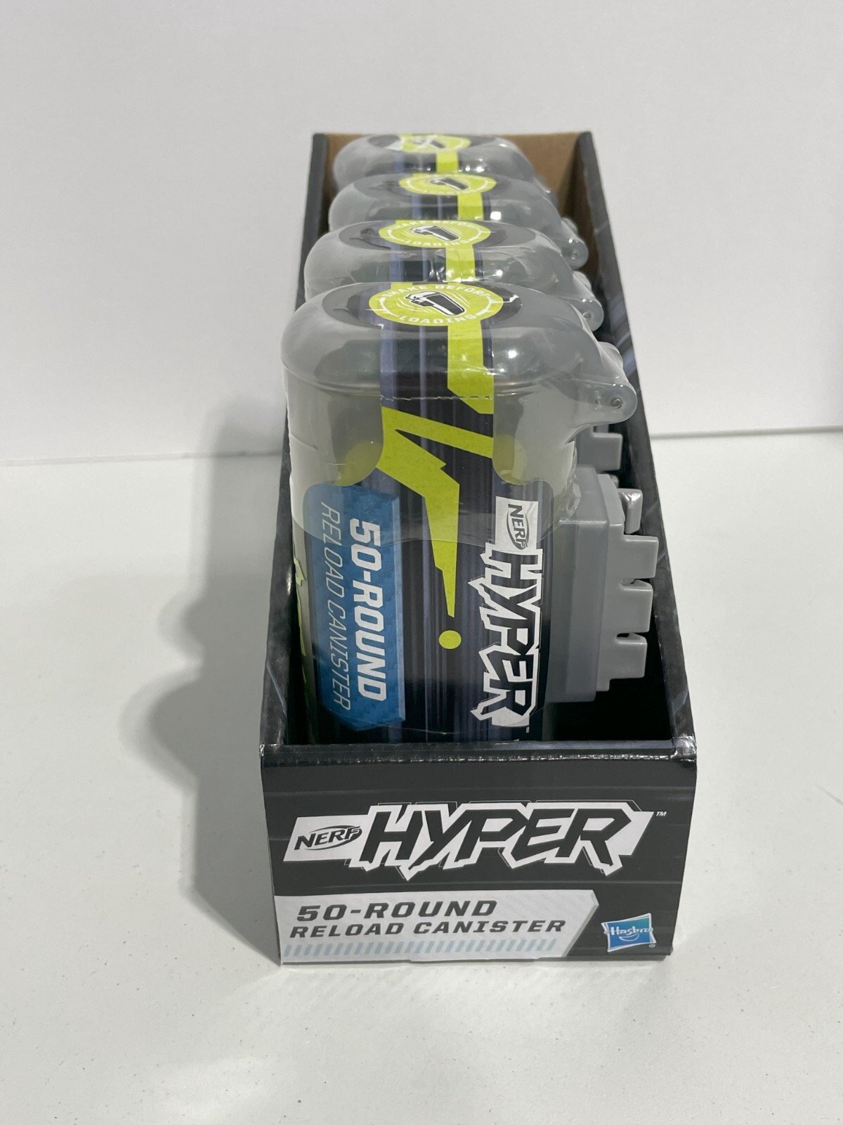 Nerf Hyper 50-Round Refill Reload Canister - 4 Pack Rounds [Total Rounds = 200]