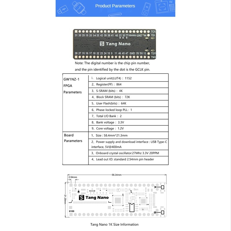 1pcs 1K development board socket board with straight insert K9B79627-