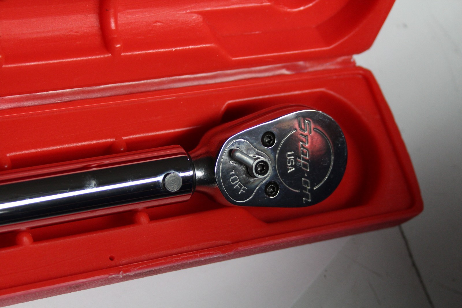 Snap-on TOOLS 1/2″ Dr Metric Adjustable Click-Type Fixed Ratchet Torque Wrench