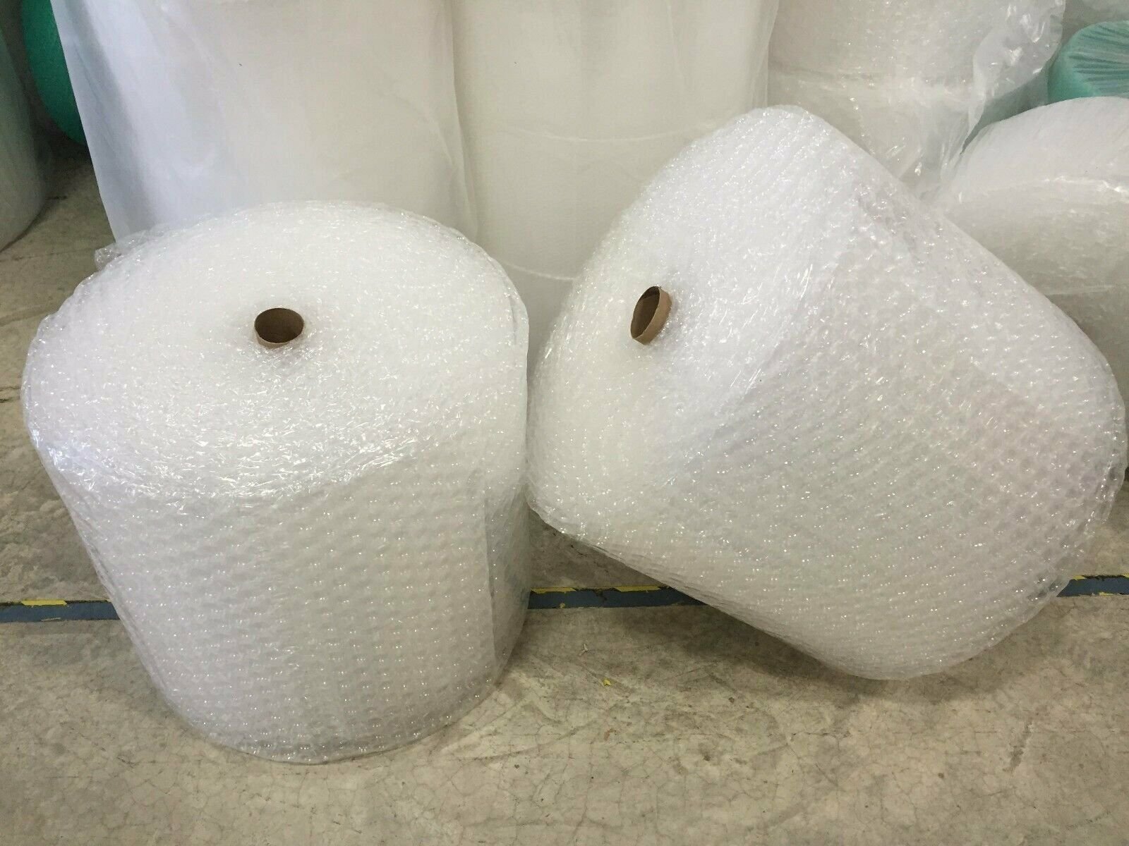 ZV 1/2" x 24" x 100' 100FT Large Clear Bubble Padding Cushioning Wrap Roll