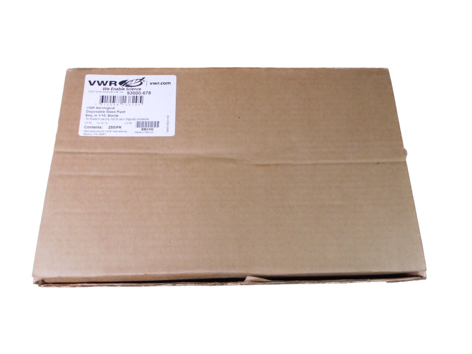 VWR Disposable Serological Pipettes 5mL 93000-678 (50/pk)